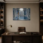 Premium Wall Art Yatay Html Edition – NUDE0826019 displayed in a contemporary gallery-inspired room