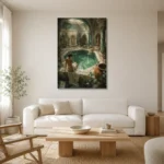 Premium Wall Art Dikey Html Edition – NUDE0826023 styled in a refined neutral interior