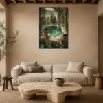 Premium Wall Art Dikey Html Edition – NUDE0826023 presented in a sophisticated home setting