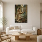 Premium Wall Art Dikey Html Edition – NUDE0826024 styled in a refined neutral interior