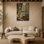 Premium Wall Art Dikey Html Edition – NUDE0826024 presented in a sophisticated home setting