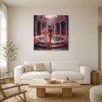 Premium Wall Art Kare Html Edition – NUDE0826025 styled in a refined neutral interior