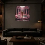 Premium Wall Art Kare Html Edition – NUDE0826025 shown in a warm modern interior