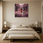Premium Wall Art Kare Html Edition – NUDE0826025 showcased in an elegant minimalist interior
