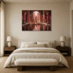 Premium Wall Art Yatay Html Edition – NUDE0826028 showcased in an elegant minimalist interior
