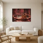 Premium Wall Art Yatay Html Edition – NUDE0826029 styled in a refined neutral interior