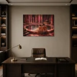 Premium Wall Art Yatay Html Edition – NUDE0826029 displayed in a contemporary gallery-inspired room