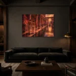 Premium Wall Art Yatay Html Edition – NUDE0826030 shown in a warm modern interior