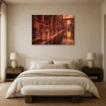 Premium Wall Art Yatay Html Edition – NUDE0826030 showcased in an elegant minimalist interior