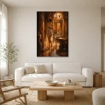 Premium Wall Art Dikey Html Edition – NUDE0826031 styled in a refined neutral interior