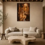 Premium Wall Art Dikey Html Edition – NUDE0826031 presented in a sophisticated home setting