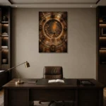 Premium Wall Art Dikey Html Edition – NUDE0826033 displayed in a contemporary gallery-inspired room