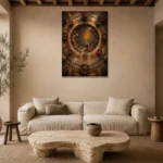 Premium Wall Art Dikey Html Edition – NUDE0826033 presented in a sophisticated home setting