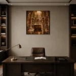 Premium Wall Art Kare Html Edition – NUDE0826036 displayed in a contemporary gallery-inspired room