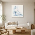 Premium Wall Art Kare Html Edition – NUDE0826040 styled in a refined neutral interior