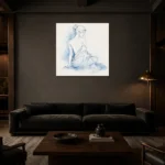 Premium Wall Art Kare Html Edition – NUDE0826040 shown in a warm modern interior