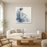 Premium Wall Art Kare Html Edition – NUDE0826041 styled in a refined neutral interior