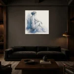 Premium Wall Art Kare Html Edition – NUDE0826041 shown in a warm modern interior