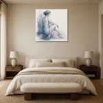Premium Wall Art Kare Html Edition – NUDE0826041 showcased in an elegant minimalist interior