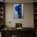 Premium Wall Art Dikey Html Edition – NUDE0826045 displayed in a contemporary gallery-inspired room