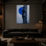 Premium Wall Art Dikey Html Edition – NUDE0826045 shown in a warm modern interior