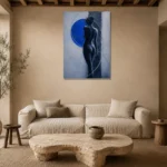 Premium Wall Art Dikey Html Edition – NUDE0826045 presented in a sophisticated home setting