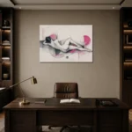 Premium Wall Art Yatay Html Edition – NUDE0826048 displayed in a contemporary gallery-inspired room