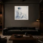 Premium Wall Art Kare Html Edition – NUDE0826049 shown in a warm modern interior