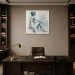 Premium Wall Art Kare Html Edition – NUDE0826050 displayed in a contemporary gallery-inspired room