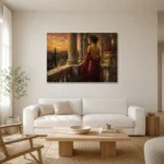 Premium Wall Art Yatay Html Edition – NUDE0826055 styled in a refined neutral interior
