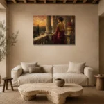 Premium Wall Art Yatay Html Edition – NUDE0826055 presented in a sophisticated home setting