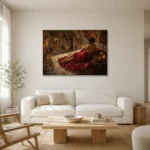 Premium Wall Art Yatay Html Edition – NUDE0826056 styled in a refined neutral interior