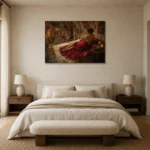 Premium Wall Art Yatay Html Edition – NUDE0826056 showcased in an elegant minimalist interior