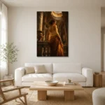 Premium Wall Art Dikey Html Edition – NUDE0826058 styled in a refined neutral interior