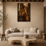 Premium Wall Art Dikey Html Edition – NUDE0826058 presented in a sophisticated home setting