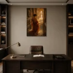 Premium Wall Art Dikey Html Edition – NUDE0826059 displayed in a contemporary gallery-inspired room