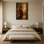 Premium Wall Art Dikey Html Edition – NUDE0826059 showcased in an elegant minimalist interior