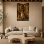 Premium Wall Art Dikey Html Edition – NUDE0826060 presented in a sophisticated home setting