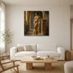 Premium Wall Art Kare Html Edition – NUDE0826061 styled in a refined neutral interior