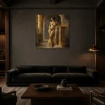 Premium Wall Art Kare Html Edition – NUDE0826061 shown in a warm modern interior