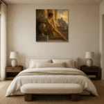 Premium Wall Art Kare Html Edition – NUDE0826063 showcased in an elegant minimalist interior