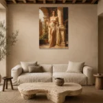 Premium Wall Art Dikey Html Edition – NUDE0826064 presented in a sophisticated home setting