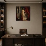 Premium Wall Art Kare Html Edition – NUDE0826067 displayed in a contemporary gallery-inspired room