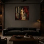 Premium Wall Art Kare Html Edition – NUDE0826067 shown in a warm modern interior