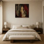 Premium Wall Art Kare Html Edition – NUDE0826067 showcased in an elegant minimalist interior