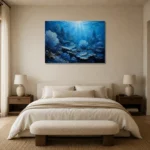 Premium Wall Art Yatay Html Edition – UNDERWATER2806001 showcased in an elegant minimalist interior