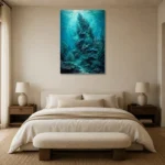 Premium Wall Art Dikey Html Edition – UNDERWATER2806004 showcased in an elegant minimalist interior