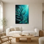 Premium Wall Art Dikey Html Edition – UNDERWATER2806005 styled in a refined neutral interior