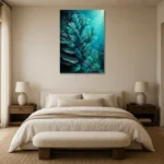 Premium Wall Art Dikey Html Edition – UNDERWATER2806005 showcased in an elegant minimalist interior