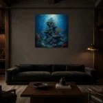 Premium Wall Art Kare Html Edition – UNDERWATER2806007 shown in a warm modern interior